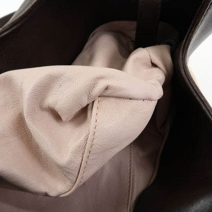 Bvlgari Chandra Hobo Canvas and Leather, Beige, Canvas, Shoulder Bag