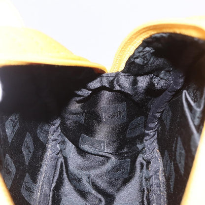 Saint Laurent Vintage Quilted Top Handle Bag Nylon, Yellow, Nylon, Handbag