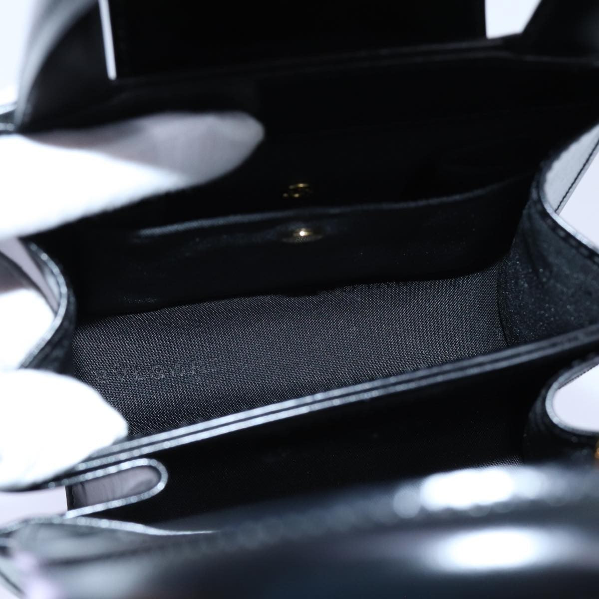 Bvlgari Handbag Leather, Black, Leather, Handbag
