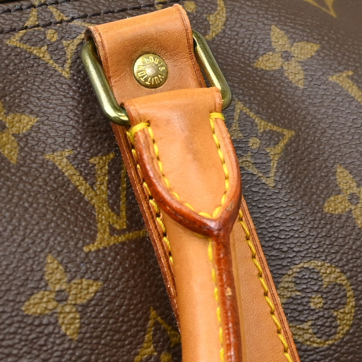 Louis Vuitton Keepall Monogram, Brown, Canvas, Travel Bag