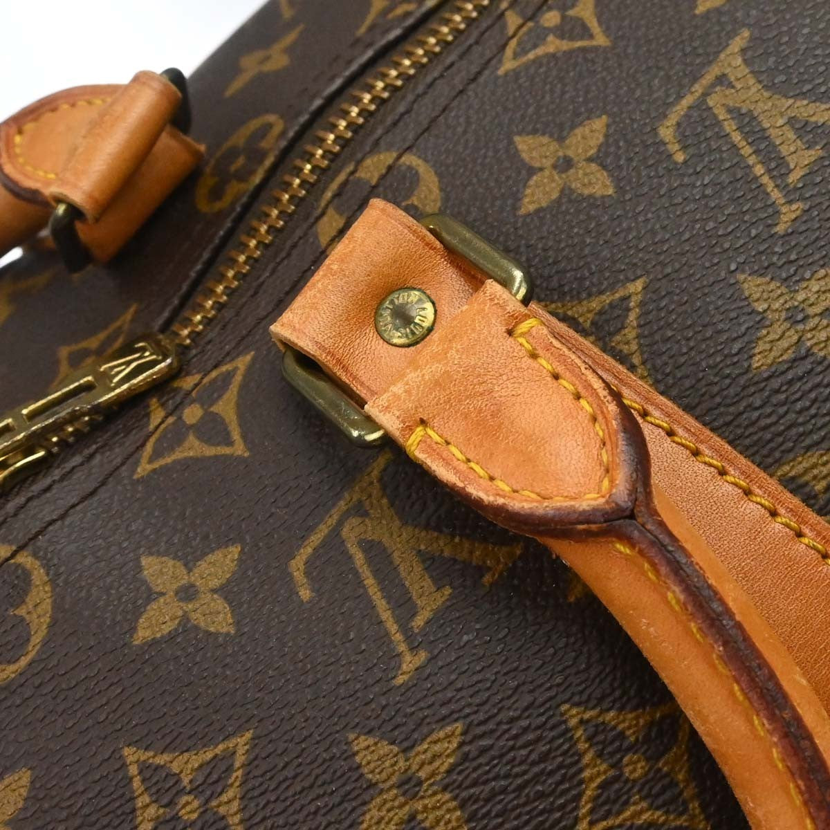 Louis Vuitton Keepall Monogram Canvas, Brown, Canvas, Travel Bag