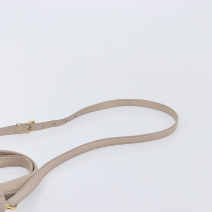 Miu Miu Convertible Matelasse Leather, Beige, Leather, Tote Bag