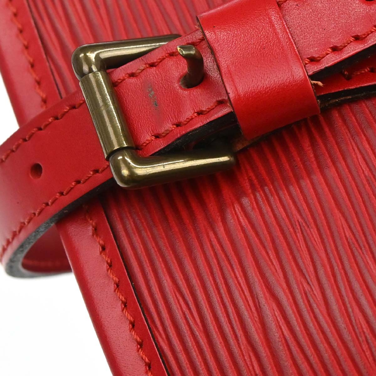Louis Vuitton Bucket Epi Leather, Red, Leather, Tote Bag
