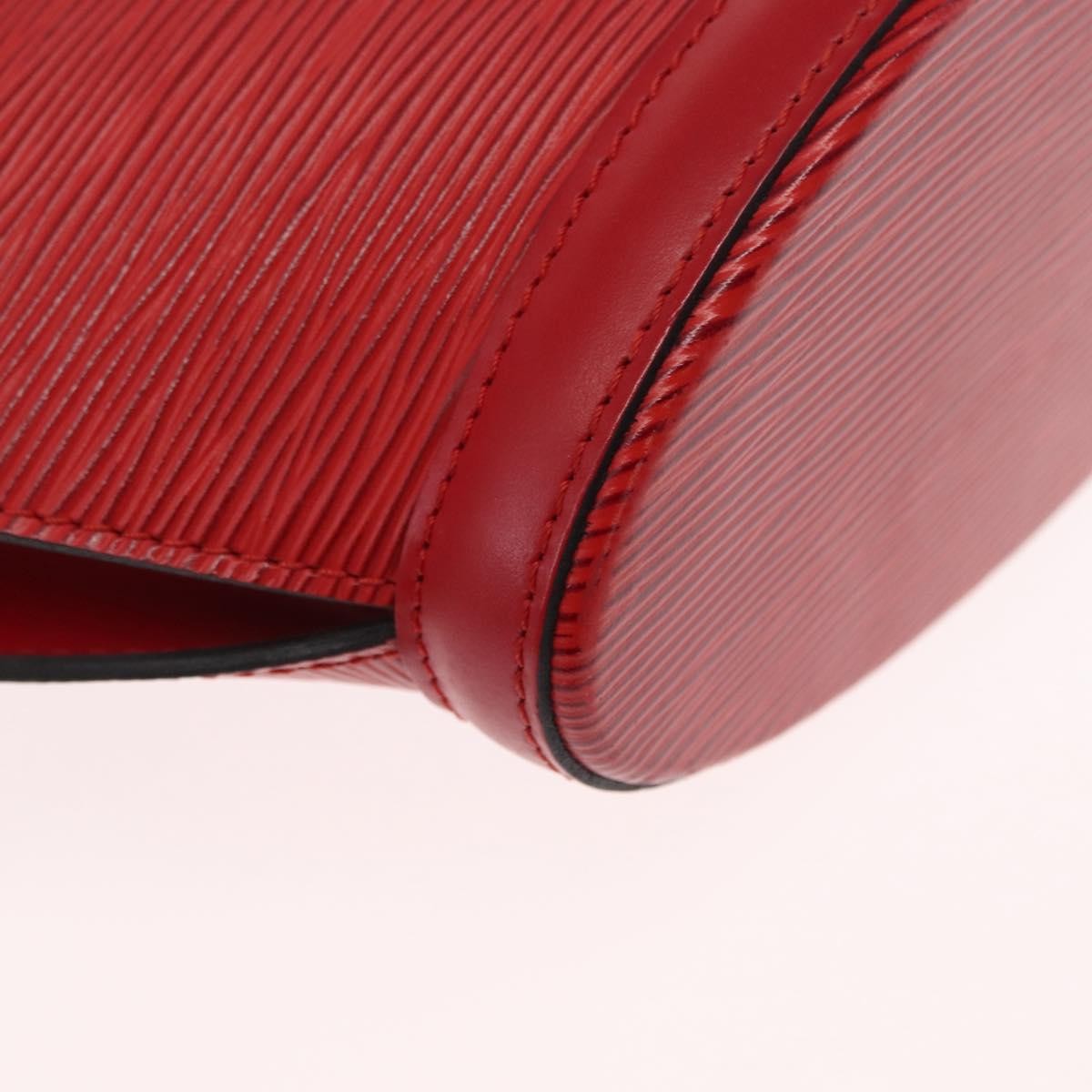 Louis Vuitton Saint Jacques Epi Leather, Red, Leather, Handbag