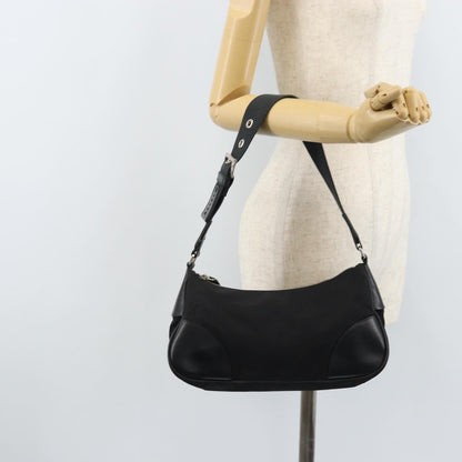 Prada Shoulder Tessuto, Black, Nylon, Shoulder Bag