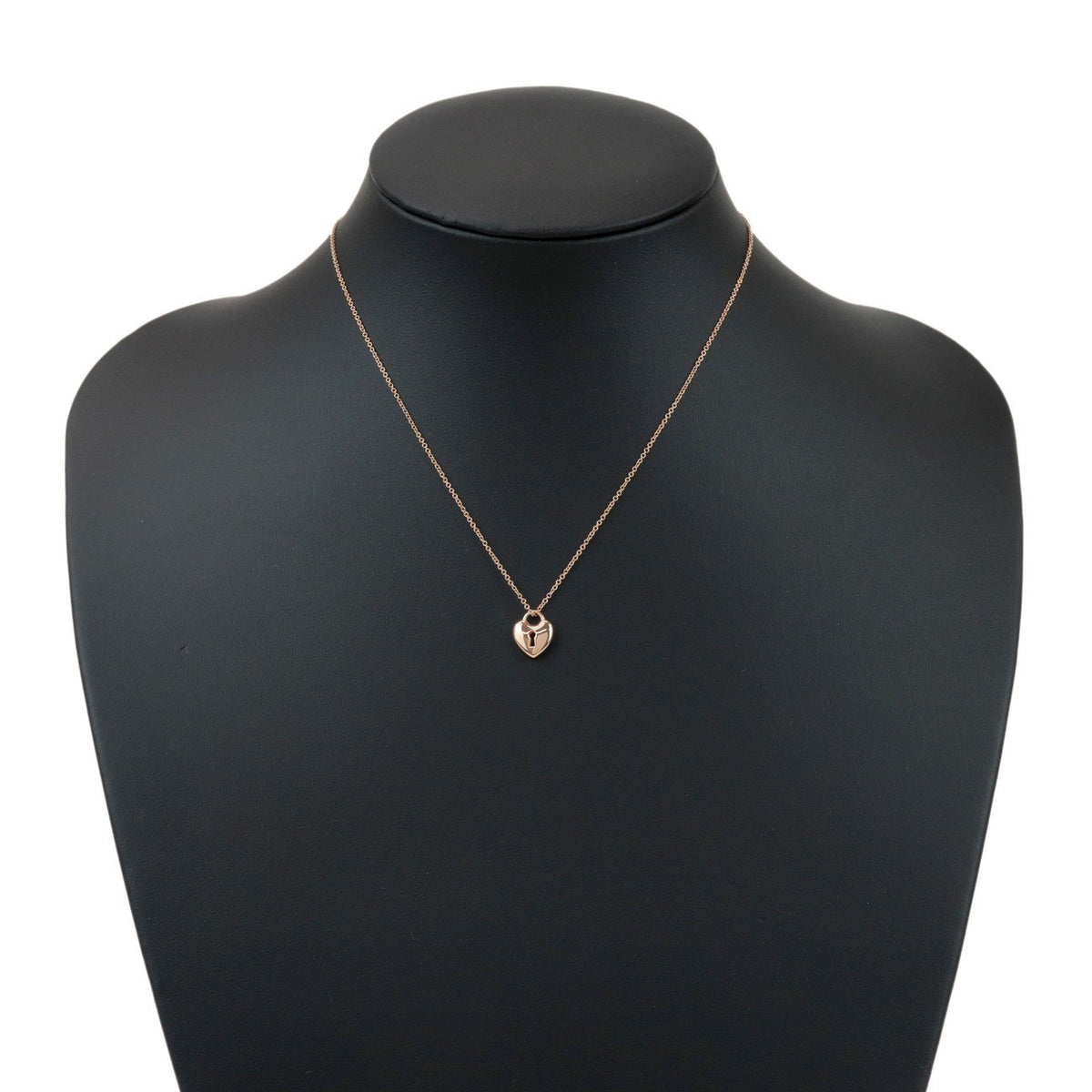 Tiffany & Co. Heart Lock Pendant 18K Rose Gold, Gold, Rose Gold, Necklace
