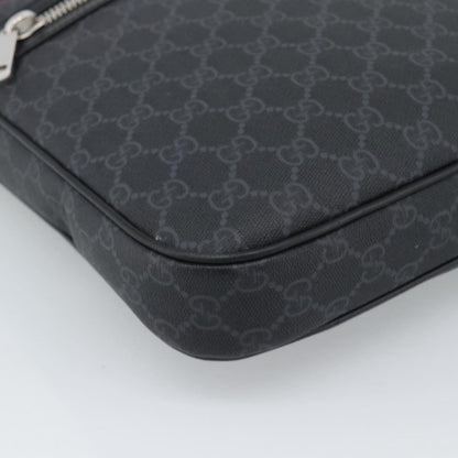 Gucci Sherry line shoulder Leather, Black, Canvas, Handbag