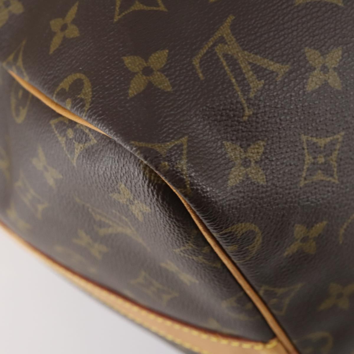 Louis Vuitton Keepall Bandouliere Bag Monogram Canvas, BROWN, CANVAS, Travel bag