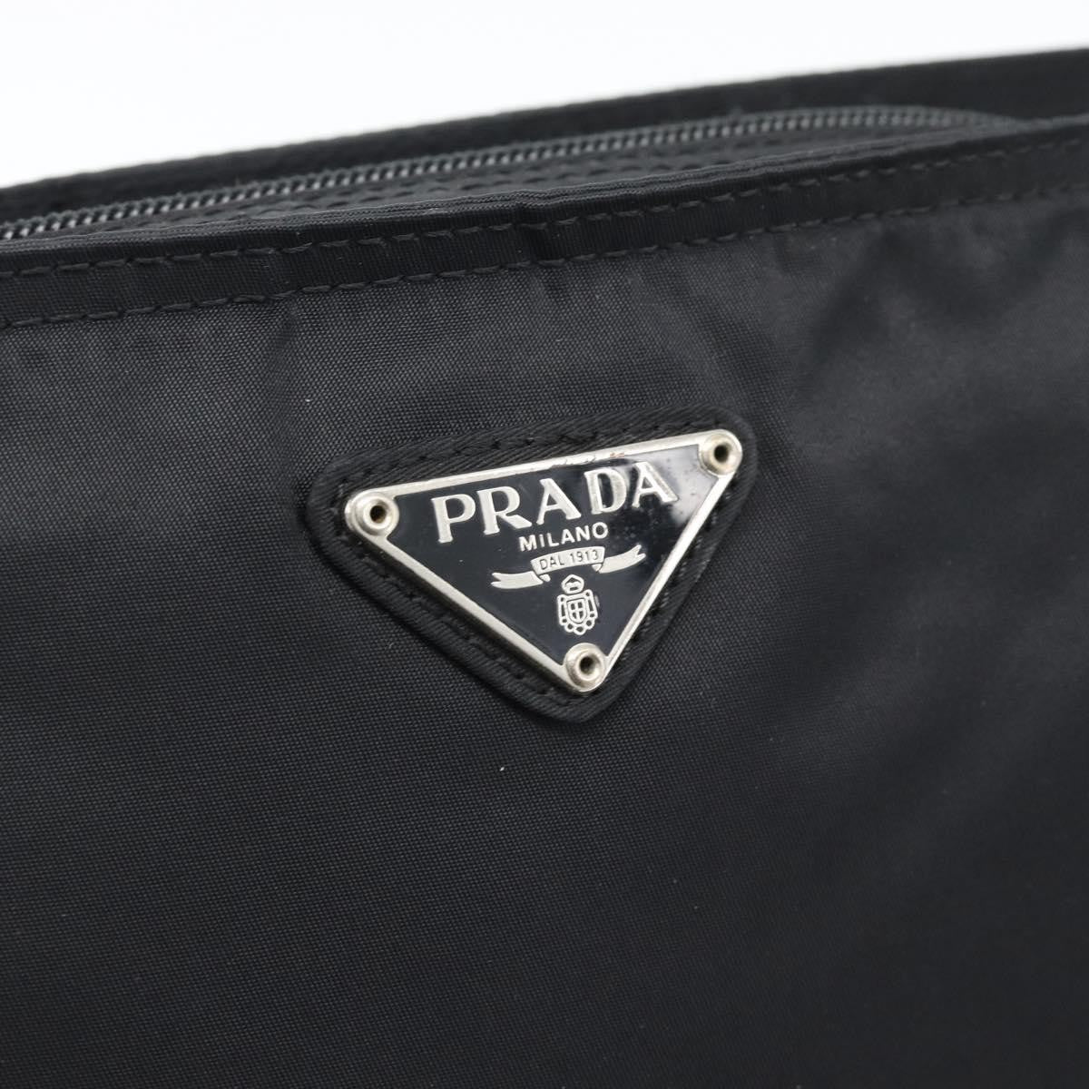 Prada Shoulder Tessuto, Black, Nylon, Shoulder Bag