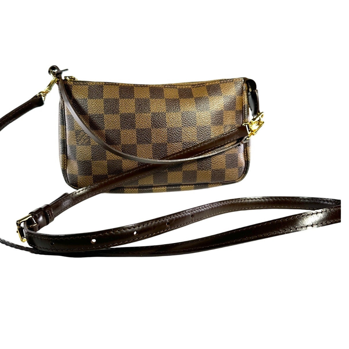 LOUIS VUITTON Damier Ebene Navona Shoulder Bag