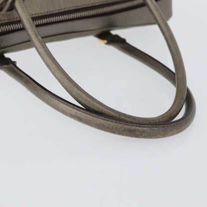 Prada Bauletto Saffiano Leather, Gold, Leather, Handbag