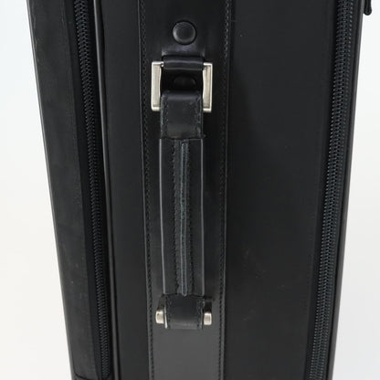 Prada Trolley Rolling Luggage Tessuto and Saffiano Leather, Black, Nylon, Travel Bag