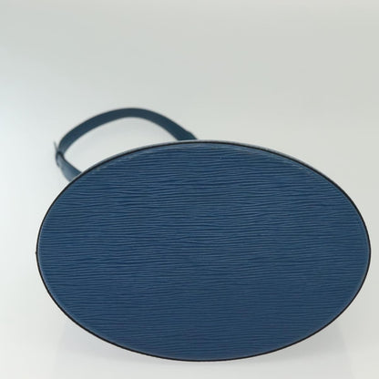Louis Vuitton Cluny Epi Leather, Blue, Leather, Shoulder Bag