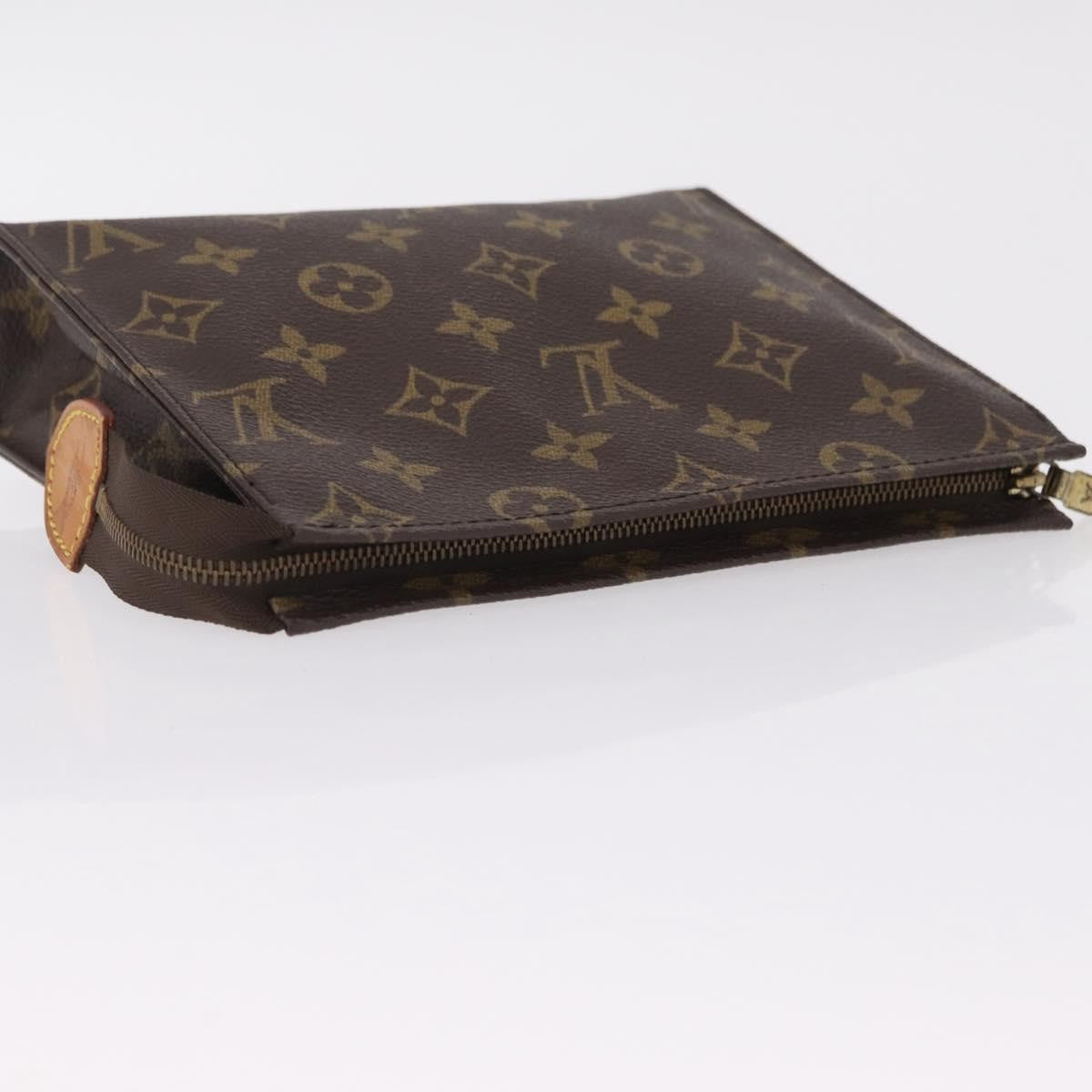 Louis Vuitton Toiletry Pouch Monogram Canvas, Brown, Canvas, Clutch