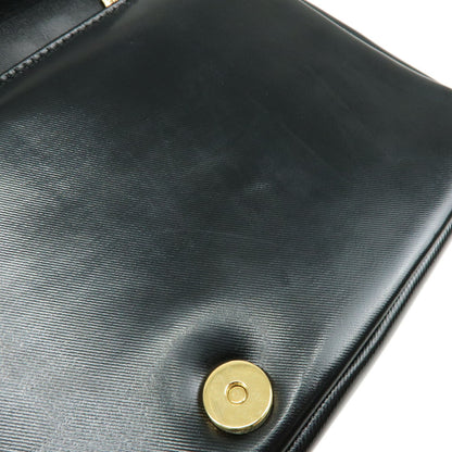 Burberry Lola Clutch on Chain Quilted Leather, Black, Leather, Clutch