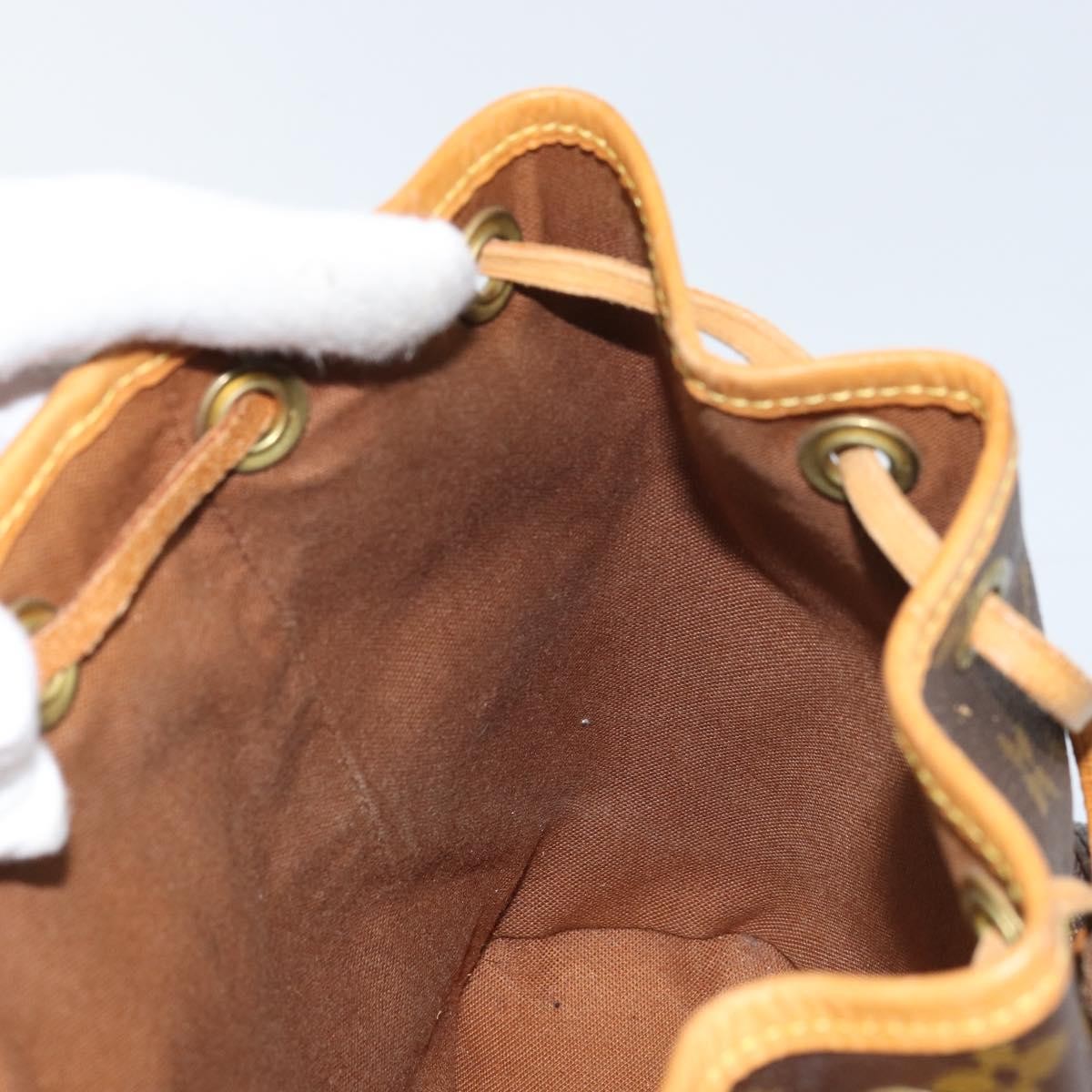 Louis Vuitton Vintage Montsouris Monogram Canvas, Brown, Canvas, Backpack