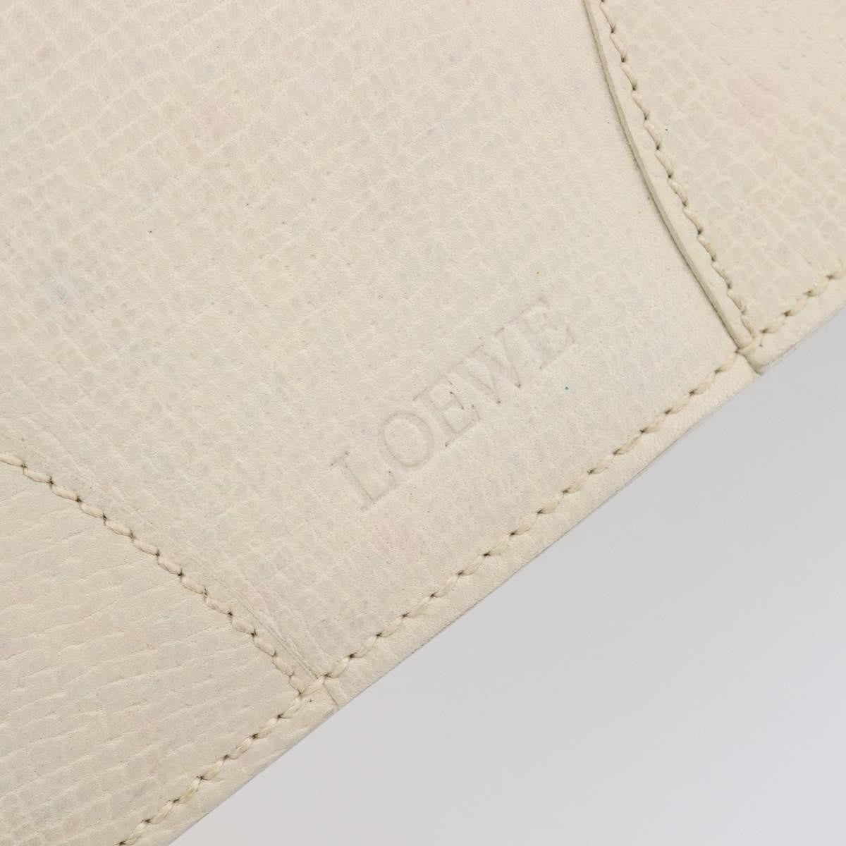 Loewe Tote Leather, White, Leather, Tote Bag