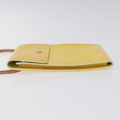 Louis Vuitton Kenmare Shoulder Patent leather, Yellow, Patent Leather, Clutch