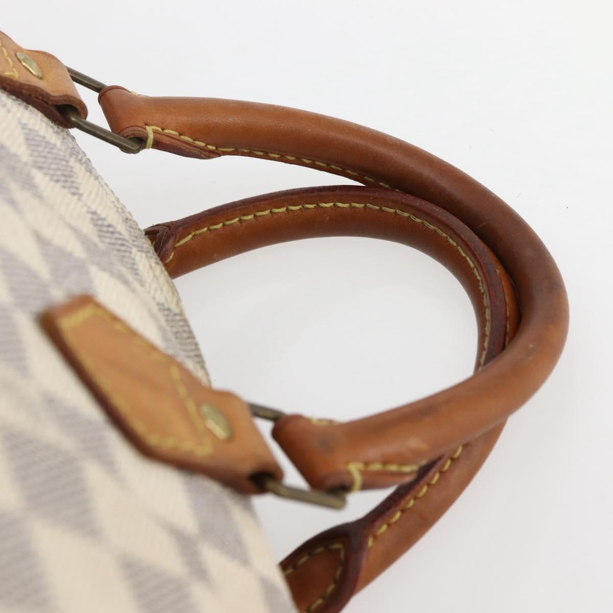 Louis Vuitton Speedy Handbag Damier, BEIGE, CANVAS, Handbag