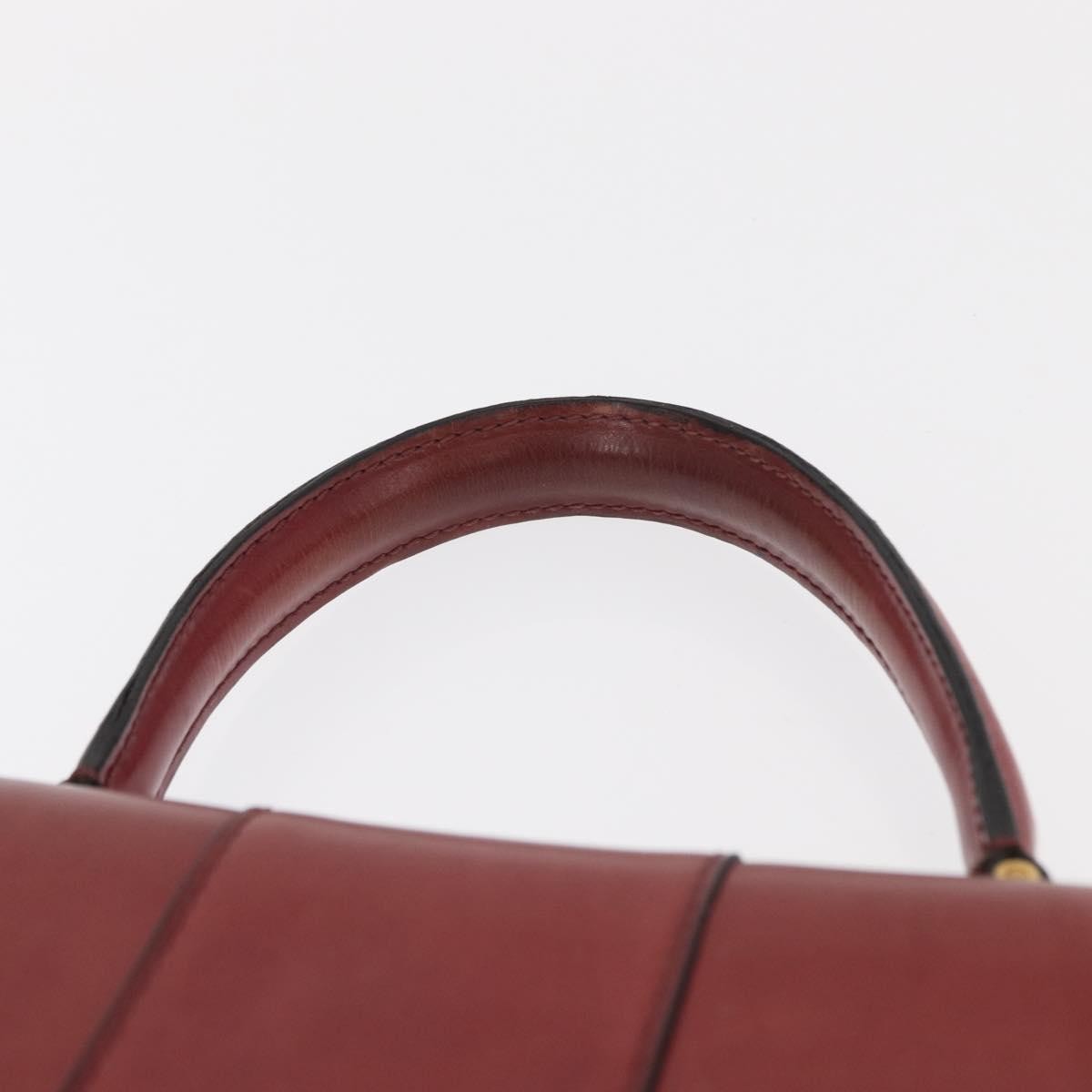 Celine Handbag Leather, Red, Leather, Handbag