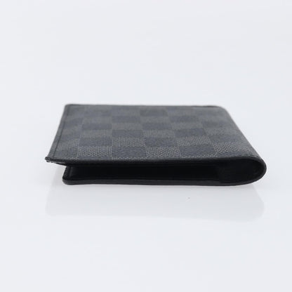 Louis Vuitton Passport Cover Damier Graphite, Gray, Canvas, Briefcase