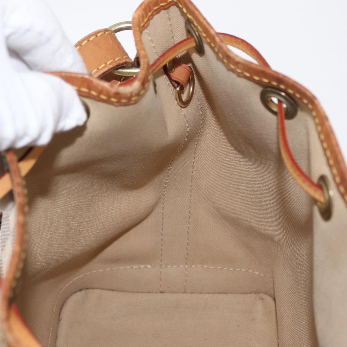 Louis Vuitton Noe Damier Ebene, Beige, Canvas, Shoulder Bag