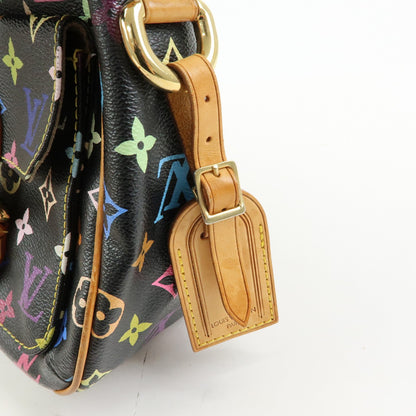 Louis Vuitton Lodge Monogram Multicolor, Black, Canvas, Handbag