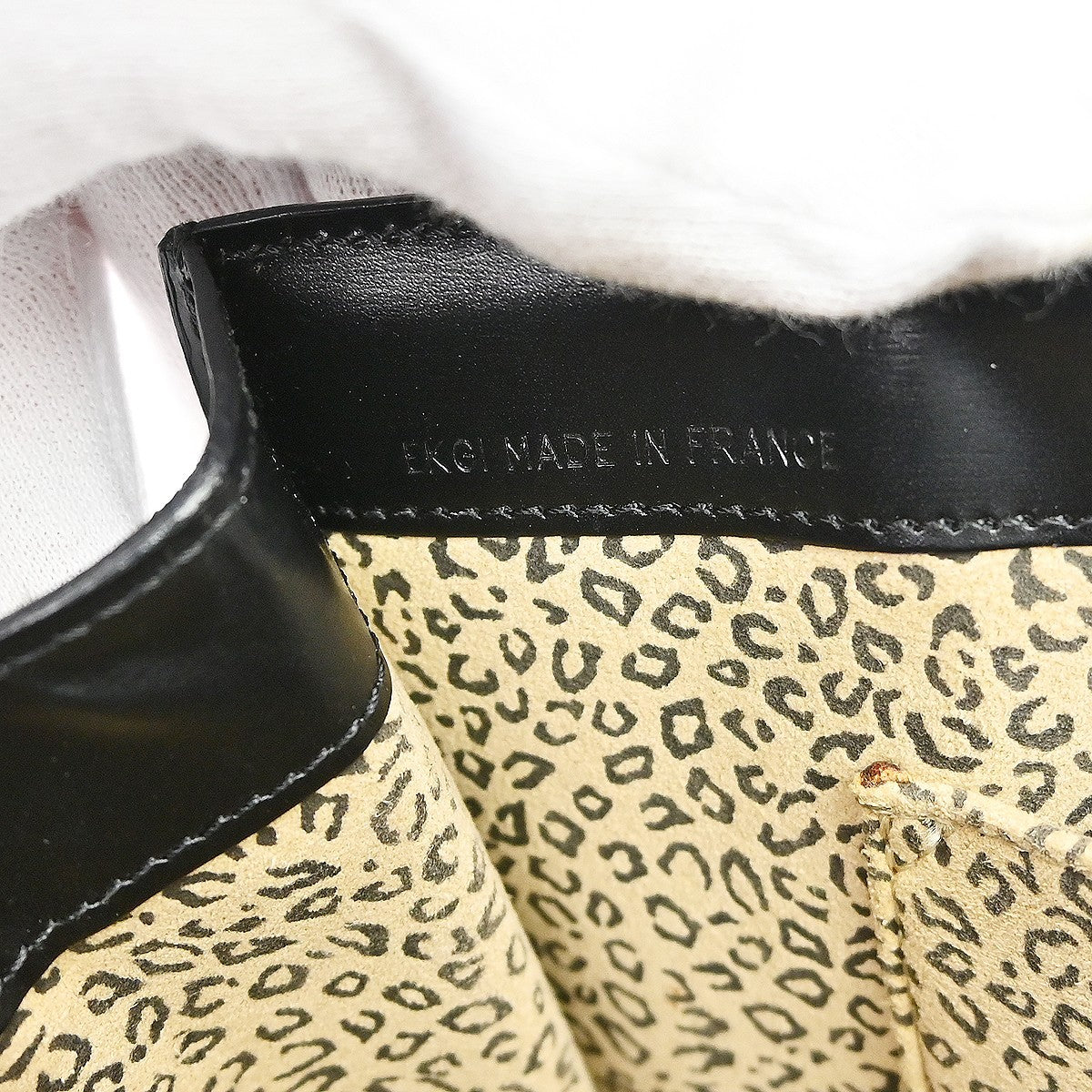 Cartier Panthère Leather, Black, Leather, Handbag
