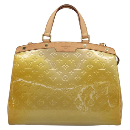 Louis Vuitton Blair Monogram Vernis, Beige, Patent Leather, Handbag