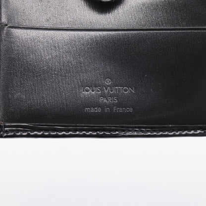 Louis Vuitton Marco Epi Leather, Black, Leather, Wallet