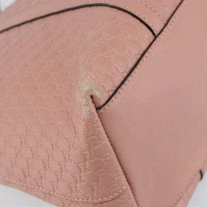 Gucci Britt Convertible Dome Satchel Microguccissima Leather, Pink, Leather, Tote Bag