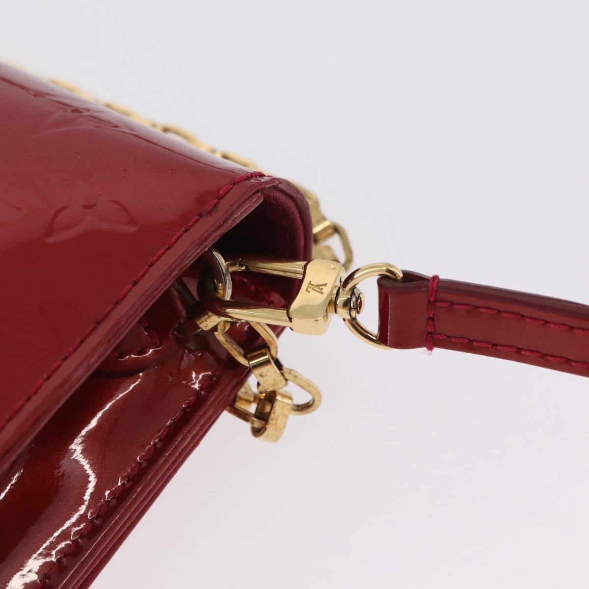 Louis Vuitton Ana Monogram Vernis, Pink, Patent Leather, Handbag