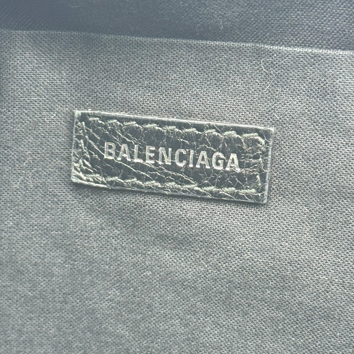 Balenciaga Zip Around Classic Studs Clutch Leather, Black, Leather, Clutch