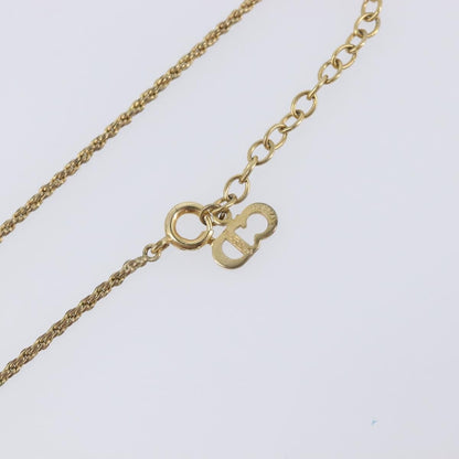 Christian Dior CD Pendant Metal, Gold, Metal, Necklace