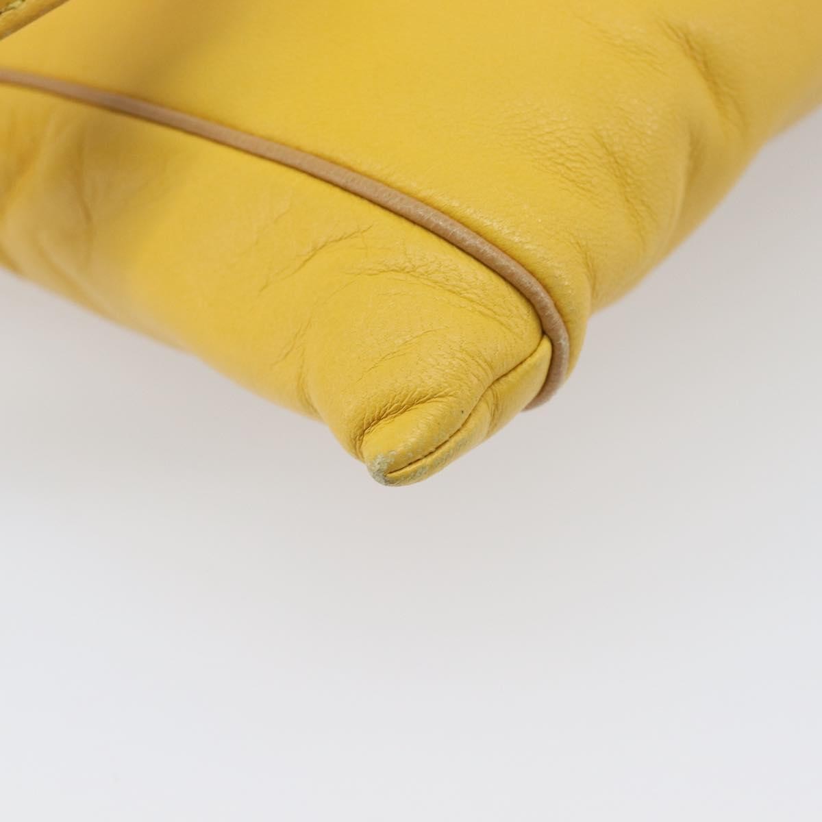 Loewe Shoulder bag Leather, Yellow, Leather, Shoulder Bag