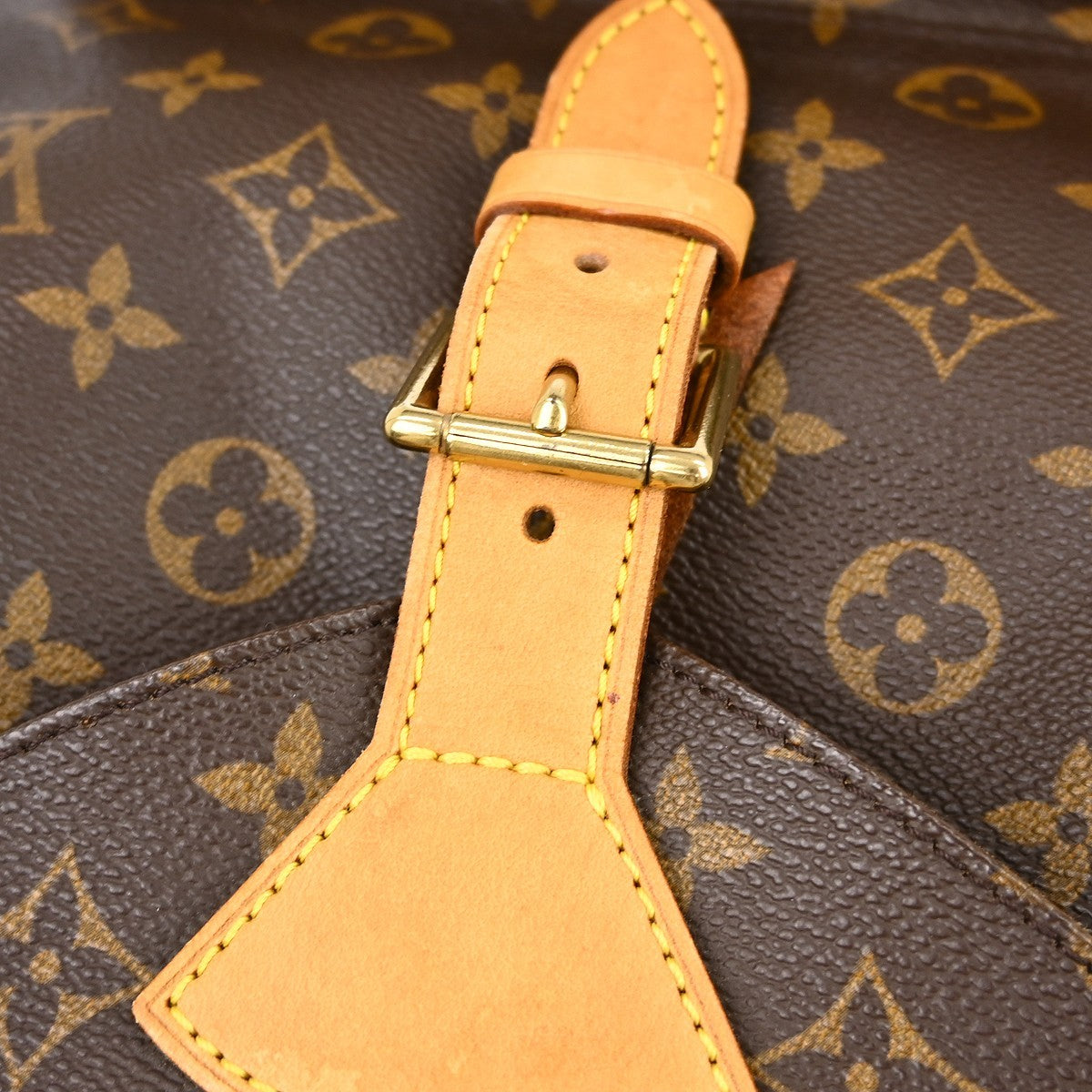 Louis Vuitton Vintage Montsouris Monogram Canvas, Brown, Canvas, Backpack