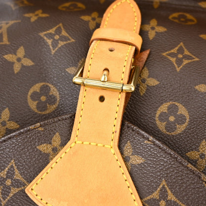 Louis Vuitton Vintage Montsouris Monogram Canvas, Brown, Canvas, Backpack