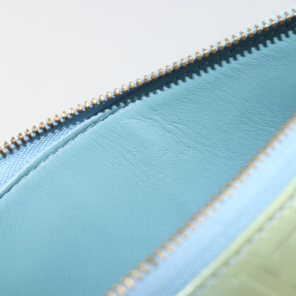 Louis Vuitton Lexington Pochette Monogram Vernis, Blue, Patent Leather, Clutch