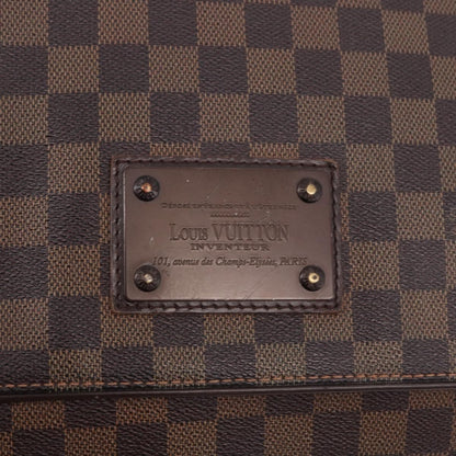 Louis Vuitton Brooklyn Damier Ebene, Brown, Canvas, Shoulder Bag