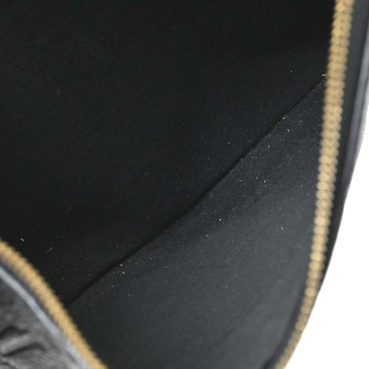 Louis Vuitton Double Zip Pochette Monogram Empreinte Leather, Black, Leather, Clutch
