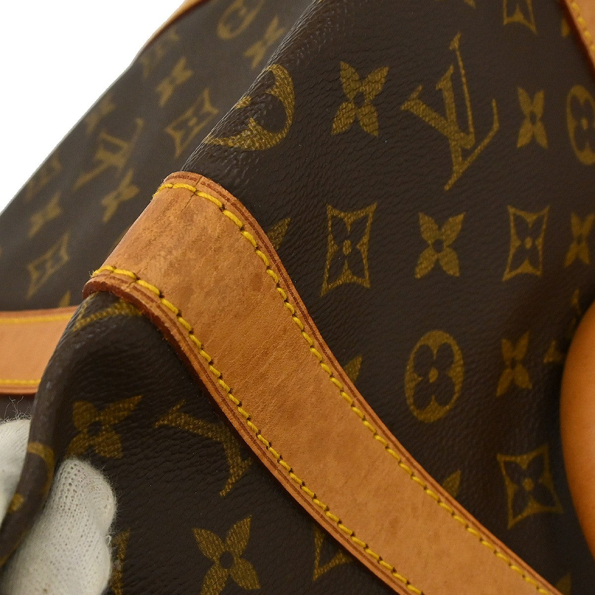 Louis Vuitton Keepall Monogram, Brown, Canvas, Travel Bag