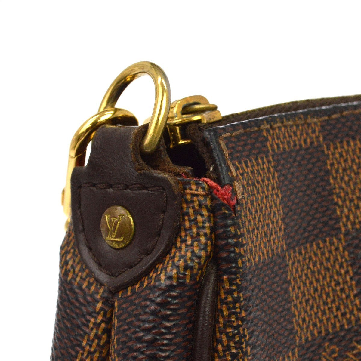 Louis Vuitton Eva Damier, Brown, Canvas, Handbag