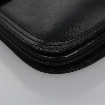Saint Laurent Vintage Leather, Black, Leather, Handbag