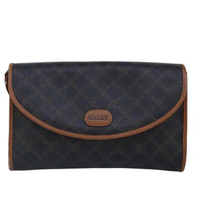 Bally Vintage Leather, Black, Leather, Shoulder Bag