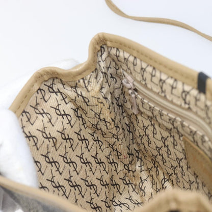 Saint Laurent Vintage Shoulder bag Canvas, Gray, Canvas, Shoulder Bag