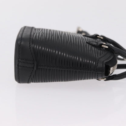 Louis Vuitton Lockit Epi Leather, Black, Leather, Handbag