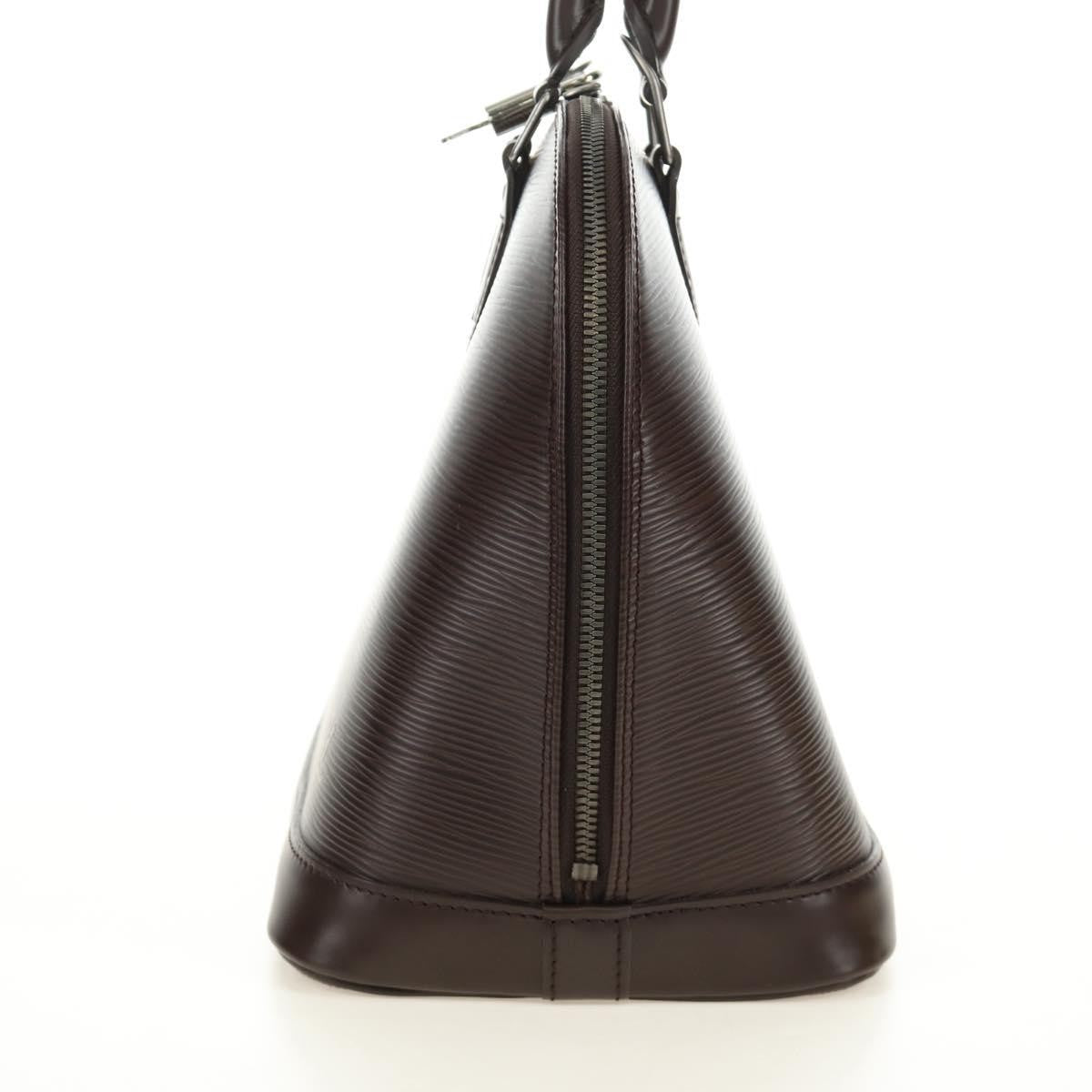 Louis Vuitton Alma Epi Leather, Brown, Leather, Handbag