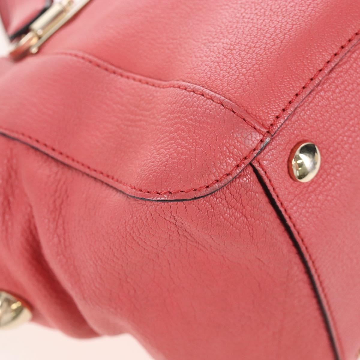 Chloe Bridget Convertible Satchel Leather, Pink, Leather, Handbag