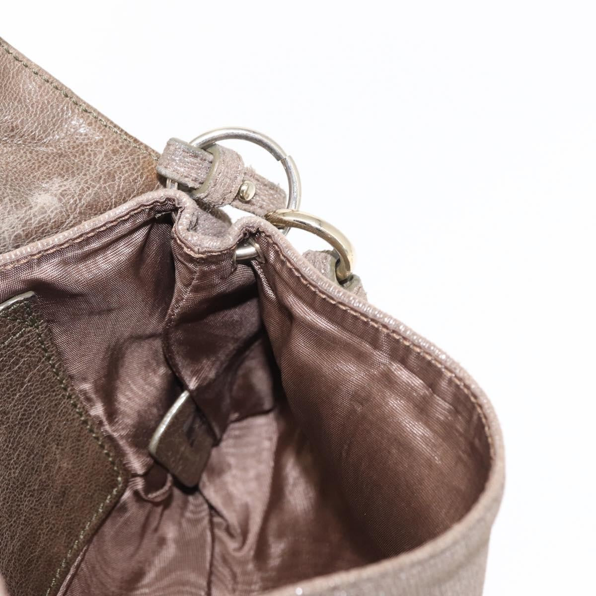 Chloe Lily Canvas, Silver, Canvas, Handbag