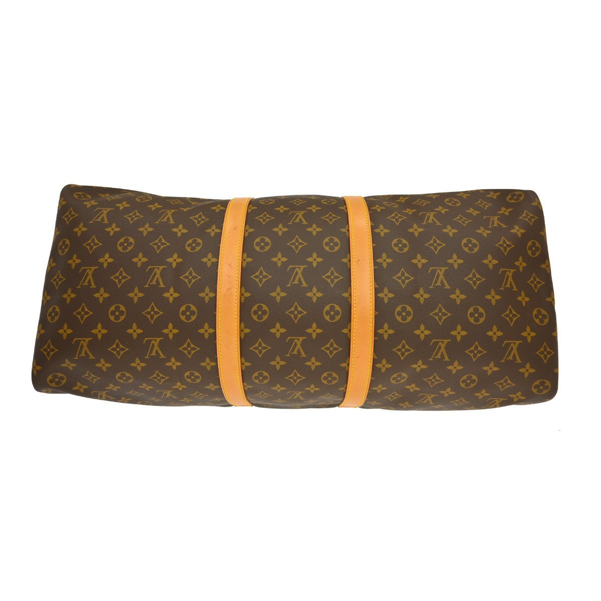 Louis Vuitton Keepall Monogram, Brown, Canvas, Travel Bag